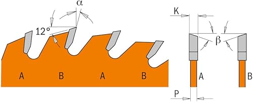 CMT 271.150.24H Lama Circolare Itk-Plus per Taglio Lungo e Traverso Vena, Arancio - Honorern