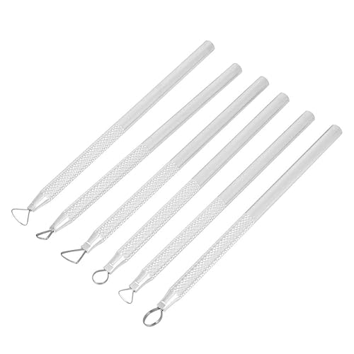 Strumenti per Scolpire L'Argilla Pittura, Strumenti di Costruzione Set da 6 Pezzi Lega di Alluminio Raschietto per Intaglio di Argilla Set di Strumenti per Scolpire Ceramica - Honorern