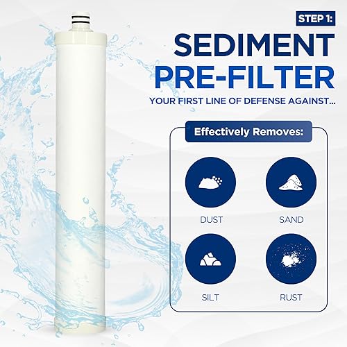 Culligan AquaCleer AC-30 - Cartuccia di ricambio compatibile con sistema di osmosi inversa, filtro e membrana, set da 4 - Honorern