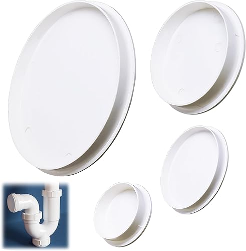 Copertura per Tubo di Ventilazione per Tappi per Manicotti, Tappo di Copertura in PVC, Tappo Terminale, Diametro Interno 50/75/110/160, Tappo per Tubi di Drenaggio - Honorern