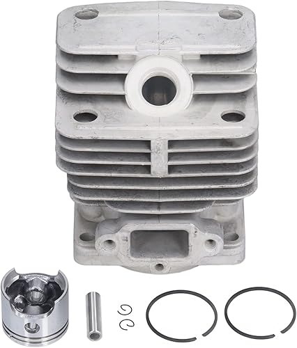 Kit Pistone Testata Cilindri da 40 mm per Decespugliatore 42 44 Set Cilindro in Metallo per Motosega Anelli per Spinotto Pistone Anelli Elastico per Motosega - Honorern