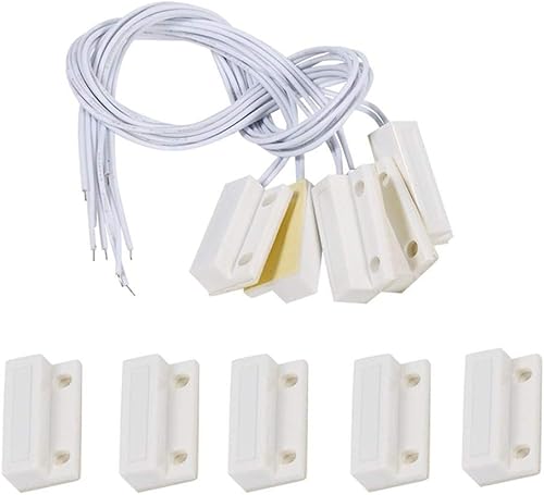 Sensore cablato per Porte e finestre Allarme per Porte e finestre Allarme di Induzione Magnetica per Porte e Finestre Interruttore Magnetico Allarme per Casa di Allarme - Honorern