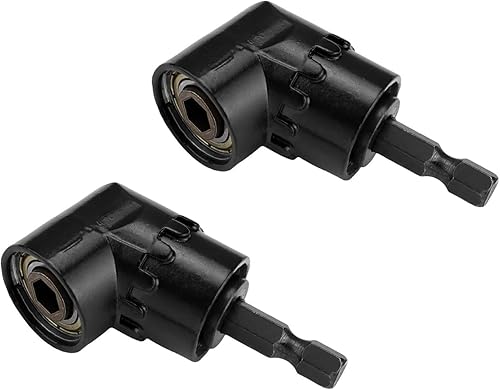 PARFCO Adattatore per Avvitatore Ad Angolo Di 105° 2 Pezzi Inserto Angolare per Avvitatore, Punta Trapano Ad Angolo Retto, per Forare Spazi Ristretti Trapano Angolo Retto a 105 Gradi - Honorern