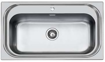 LAVELLO SEMIFILO MONOVASCA SERIE 1000 1180 150 ACCIAIO INOX - Honorern
