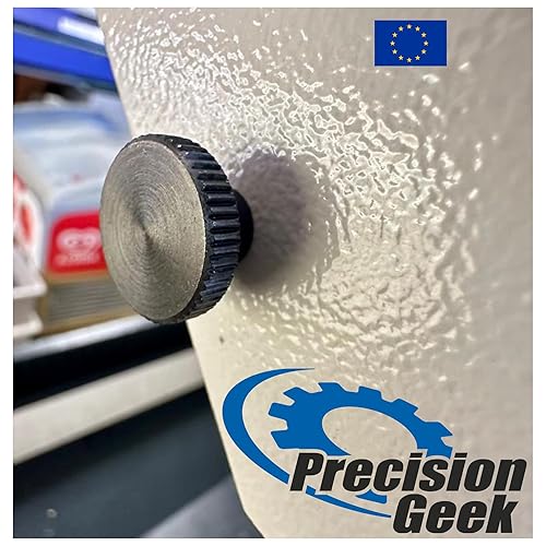 Viti a testa zigrinata con spallamento in acciaio nero Precisiongeek DIN 464 M4 x 12 mm (confezione da 4) - Honorern