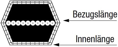 RATIOPARTS 8-697 - Cinghia a cuneo doppia, tipo 4-12,7 x 2743 - Honorern