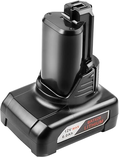 12V 6000mAh Li-Ion batteria per Bosch BAT420, batteria di ricambio per Bosch 2607336013 2607336014 BAT411 BAT411A BAT412A - Honorern