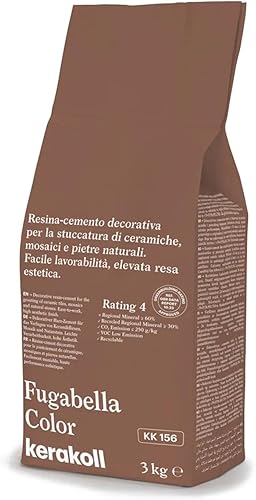 Stucco per fughe Kerakoll Fugabella KK 156 marrone 3kg - Honorern