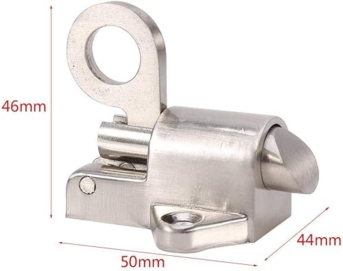 Chiavistello a Molla, Finestra Porta di Sicurezza dell'anello di Tiro della Molla di Rimbalzo Door Bolt Chiusura a Scatto Molla in Alluminio per Finestre Armadietti - Honorern
