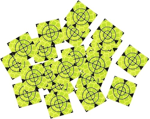 Design innovativo, confezione da 100 bersagli riflettori per misurazioni precise nei lavori di costruzione (60 x 60) - Honorern