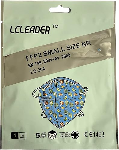 20 Mascherine FFP2 SMALL SIZE (FANTASIA AZZURRA) - Honorern