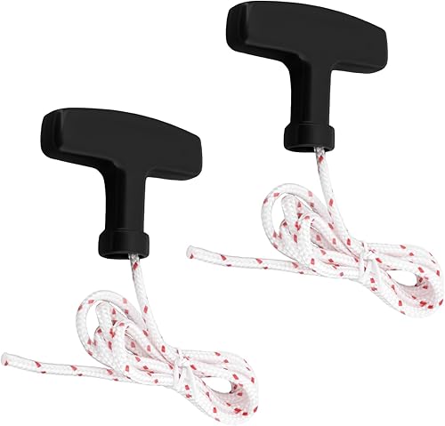 2 Pezzi Di Cordino Di Sblocco Di Emergenza Per Porta Da Garage Con Maniglia Lunghezza Della Fune 1 M Spessore Della Fune 4,5 Mm - Honorern