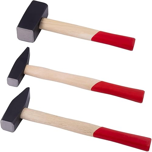 BOOMET Martello da fabbro, 1000 g, diverse dimensioni e set di martelli, grande martello per unghie per lavori precisi, ideale per muratori e fabbri - Honorern