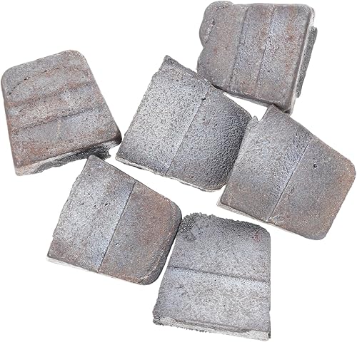 6 Pz cuneo fisso cuneo di in metallo cuneo da giardino in ferro cuneo spaccalegna rastremazione del cuneo ' cunei di sicurezza con manico tondo kit cuneo Grey - Honorern