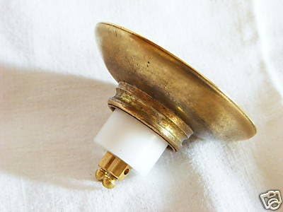 Campanello pulsantiera in ottone lucido esterno fissaggio a muro - Honorern