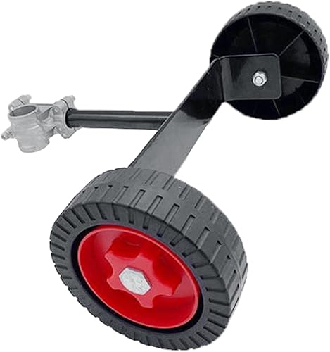 Ruote di supporto per decespugliatore Diametro 12 cm Accessori Parti universali Robusto attacco robusto Ruota di supporto per tosaerba per tagliaerba, Adatto per albero da 26 mm - Honorern