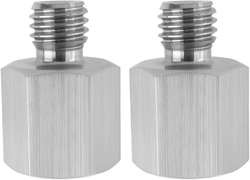 2x Adattatore Convertitore Filettato Femmina Da 10 Mm A Maschio Da 8 Mm Adattatore Per Perno Esagonale In Acciaio Inossidabile 304 Riduttore Per Asta Filettata - Honorern