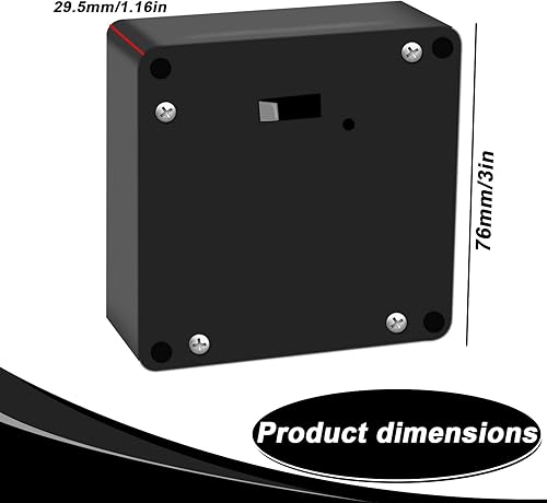 Serratura elettronica per armadio, serratura RFID con batteria, serratura intelligente con 2 portachiavi e 2 schede RFID, cassetto e armadio in legno, serrature nascoste per armadio a doppia porta - Honorern