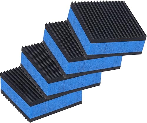 PATIKIL Gomma Anti Vibrazioni Cuscinetti 4pz 2 x 2 x 7/8' Pesante Eva Centro Isolamento Tappetini Aria Compressore Gomma Piedini per Aria Condizionatore HVAC Lavatrice e Asciutto - Honorern