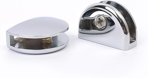 Mensola angolare in vetro temperato, spessore 6 mm, 300 mm, colore: nero - Honorern