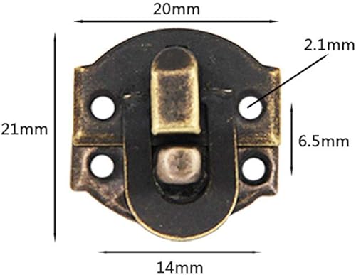 5 PZ Scatola Fermo Set Mini Toggle Fermo Cattura Gioielli Casi Cattura Hasp Latch Fibbia Ferro Serratura per Scatola di Legno Mobili Cassetto - Honorern