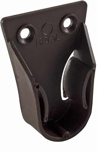 Supporti Laterali Per Tubo Tondo Ø 20 Mm. In Plastica Marrone 2 Pz. - Honorern