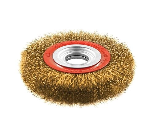 Spazzola in acciaio da 150 mm per smerigliare smerigliatrice mola da banco - Honorern