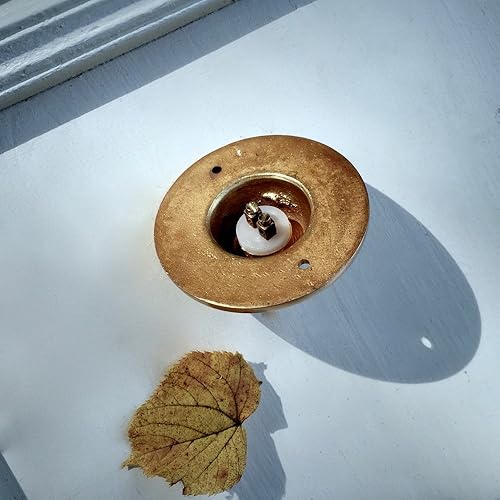 Campanello porta di casa in ottone patinato – campanello fascetta accessori campanello - Honorern