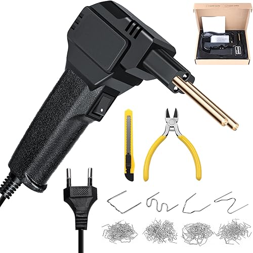 50W Saldatura Plastica Macchina, Saldatura Plastica, Kit di Saldatura in Plastica, con 200 Chiodi di Saldatura, Saldatrice per Riparazione Di Parti In - Honorern