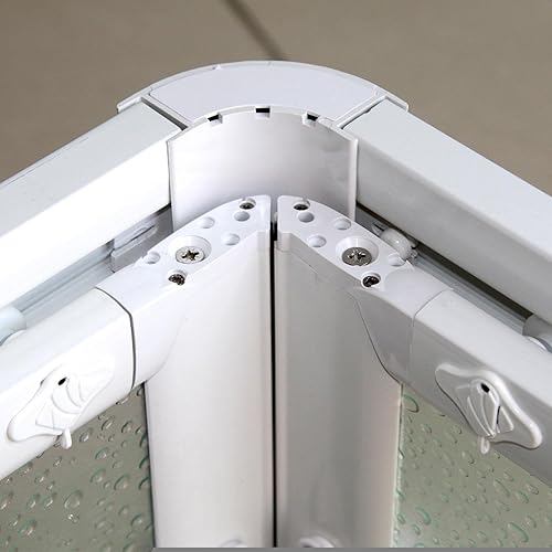 Box doccia 3 lati 75x75x75 CM in Acrilico mod.Venere con apertura centrale - Honorern