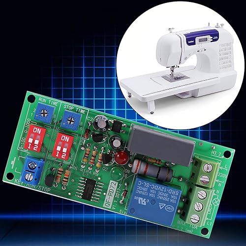 Modulo Relè Timer, AC100V-250V Modulo Relè Interruttore Accensione/spegnimento Ritardo Ciclo Infinito Regolabile, Controller Smart Home - Honorern