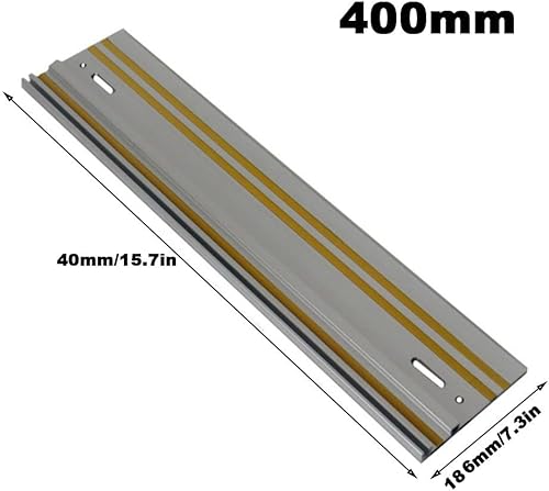 Sistema di guide compatibile con seghe circolari allineamento e collegamento senza sforzo (1 paio di morsetti) - Honorern