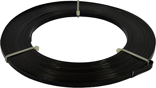 006025665 Filo Alluminio Piatto, 5 mm, 1 mm, 10 mt, Nero - Honorern