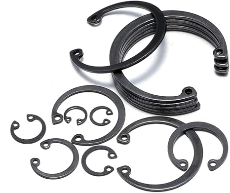 E-Clip Anello Elastico di Sicurezza Interno in Acciaio al Carbonio 26mm (40 pcs) - Honorern