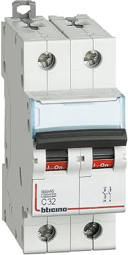 Bticino Interruttore MAGNETOTERMICO 1P+N Curva C 32A 4,5KA BTDIN45 FA81NC32 - Honorern