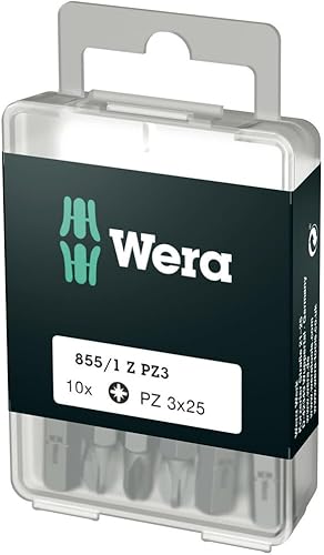 Wera 05072405001 Assortimento di Bit, PZ3, silver - Honorern