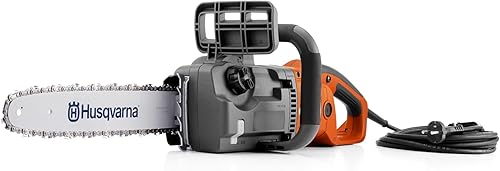 Elettrosega Husqvarna 420EL da 2.000W con barra 16' per uso professionale e semi con 5mt di cavo elettrico - Honorern