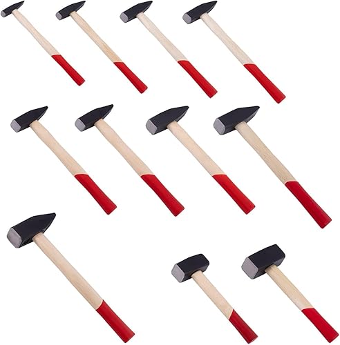 BOOMET Martello da fabbro, 1000 g, diverse dimensioni e set di martelli, grande martello per unghie per lavori precisi, ideale per muratori e fabbri - Honorern