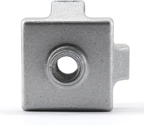 (6 pezzi) 3030 M12 Connettore Estremità Piede Montaggio A Pavimento Staffa Base per Slot T Profilo di Estrusione In Alluminio, jijiaolianjiejian03 - Honorern