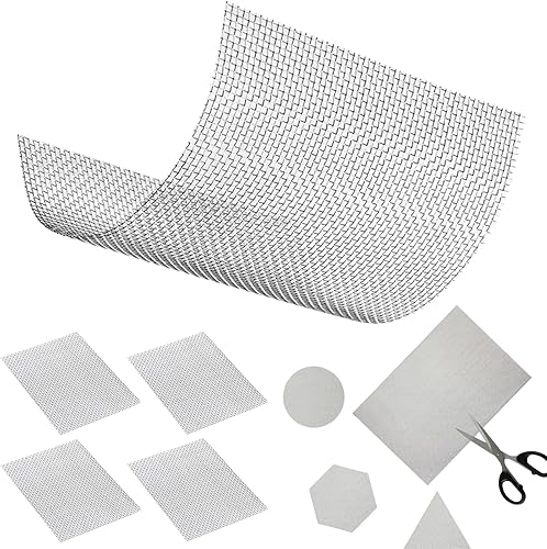 Schermo a Rete in Acciaio Inossidabile,Rete Metallica Acciaio Inox,Rete Metallica Maglia,Rete di Rinforzo Rodent,Filtro Filtrante Retinata a Prova di Roditori Mantiene Fuori Tutti - Honorern