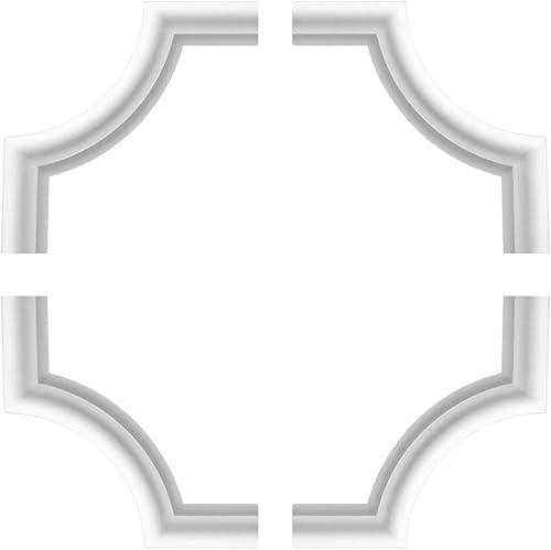 1 set di curve a segmenti per striscia piatta E-19 | Stucco | NE-19-01 - Honorern