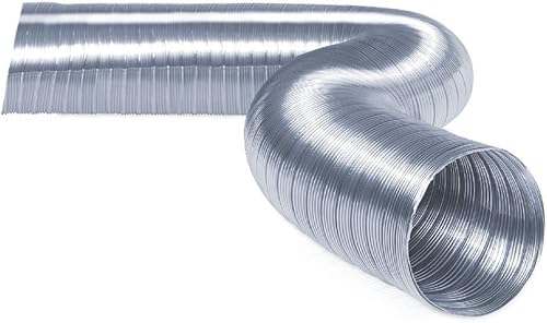 Tubo flessibile in alluminio, 3 m, tubo flessibile Ø 100 mm, tubo in alluminio da 100 mm, tubo flessibile in alluminio, resistente al calore - Honorern