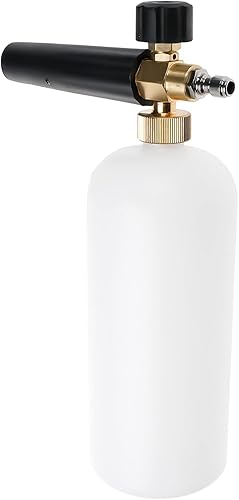 FreeTec 1L Neve Schiuma Lance Auto Foam Pistola professionale Adjustable Car Wash lancia schiuma Generatore idropulitrice per il lavaggio auto pulizia Attrezzi Rondella - Honorern