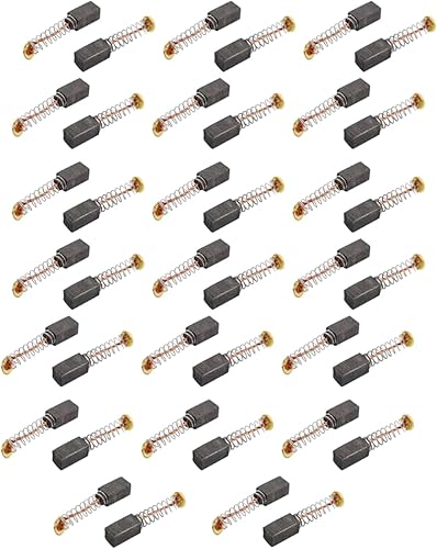 HEIBTENY 40 spazzole di carbone per l'uso in motori elettrici, 10 x 5 x 5 mm - Honorern