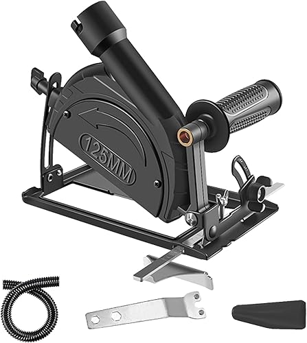 Kit de Soporte para Amoladora Angular 100-125 mm, Accesorios para Amoladora Angular, Ángulo Ajustable y Profundidad de Corte de 0-40 mm - Honorern