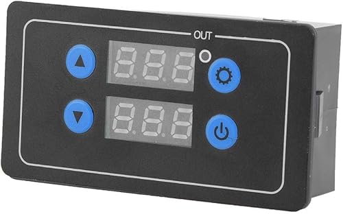 Controllo ON-OFF 0.1Sec - 999 ore Relè temporizzato con ritardo temporale, 6 tipi di funzioni Relè temporizzatore ciclo, per pompa dell'acqua per elettrovalvola - Honorern
