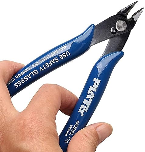 Pinze da taglio per fili metallici Pinze da taglio diagonale di precisione per gioielli, realizzazione di bobine, modellini Gundam, ecc. - Honorern