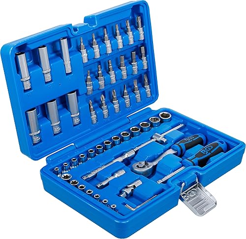 Juego de llaves de vaso | entrada 6,3 mm (1/4') | 53 piezas - Honorern