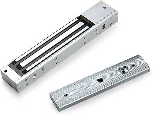 Serratura magnetica impermeabile 280 kg 600lbs serrature elettromagnetiche per sistema di controllo accessi host controller porta serrature di accesso modalità NC, superficie spazzolata - Honorern