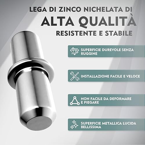 shinfly supporti per mensole 30 pezzi reggimensola staffe per mensole con angolo di supporto - reggipiano per mobili a L da 5 mm adatti per armadi, supporti per ripiani - Honorern